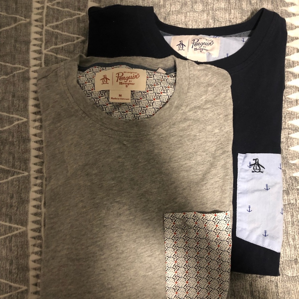 Penguin pocket tshirt bundle